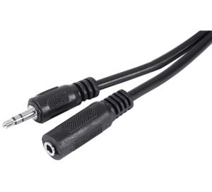 Stereo Extension Cord 3.5mm Jack Black Mf- 3m