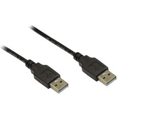 Cable USB2.0 - USB-a - USB-a - 50cm - Black