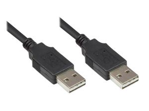 Cable Easy USB2.0 - USB-a - USB-a - 5m - Black