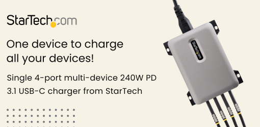 4-Port Multi-Device USB-C Charger